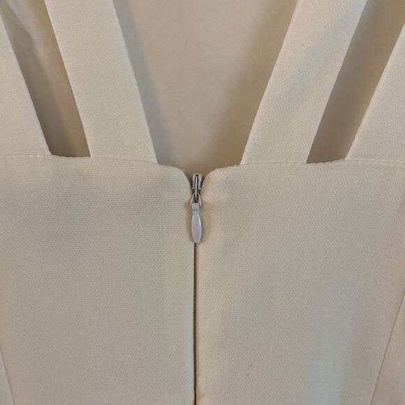French‎ Connection White Minidress - Size 6 - Picture 6 of 8